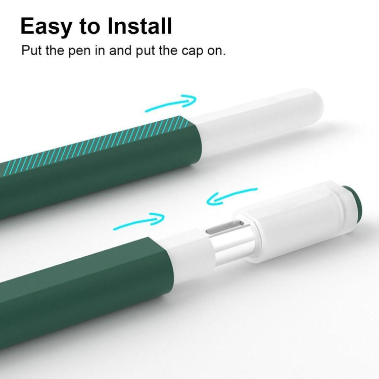 For Apple Pencil (USB-C) Jelly Silicone Stylus Pen Protective Cover(Sky Blue)