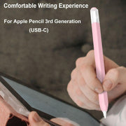 For Apple Pencil (USB-C) Jelly Silicone Stylus Pen Protective Cover(Grey)