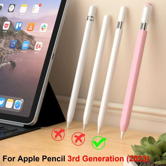 For Apple Pencil (USB-C) Jelly Silicone Stylus Pen Protective Cover(Sky Blue)