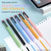 For Apple Pencil 2 Pen Clip Ultra Thin Series Stylus Pen Protective Case(Yellow)