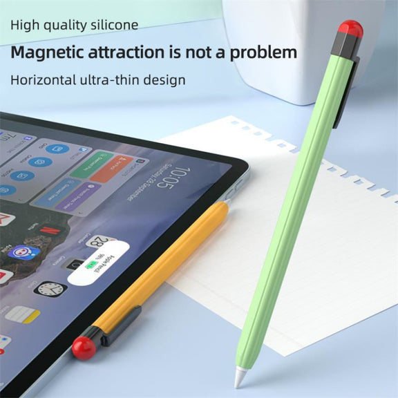 For Apple Pencil 2 Pen Clip Ultra Thin Series Stylus Pen Protective Case(Black)