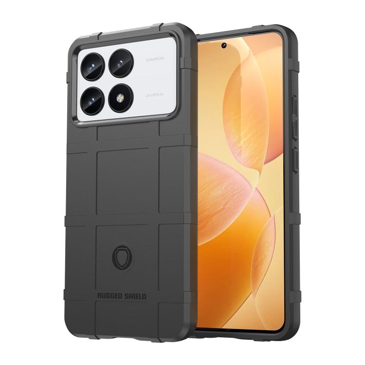 For Xiaomi Redmi K70 Full Coverage Shockproof TPU Phone Case(Black)