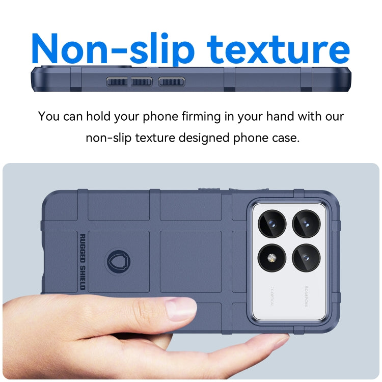 For Xiaomi Redmi K70 Full Coverage Shockproof TPU Phone Case(Blue)
