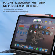 For Apple Pencil 2 Pen Clip Silicone Stylus Pen Protective Case(Black)