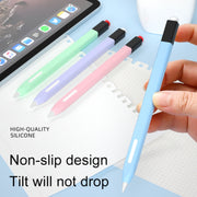 For Apple Pencil 2 Retro Pencil Style Stylus Pen Protective Case(Grey)