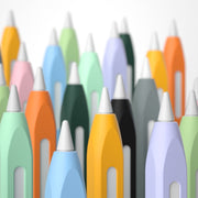 For Apple Pencil 2 Retro Pencil Style Stylus Pen Protective Case(Orange)