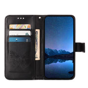 For Xiaomi Redmi K70 / K70 Pro Embossed Butterfly Leather Phone Case(Black)
