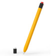 For Apple Pencil 1 Retro Pencil Style Liquid Silicone Stylus Case(Yellow) - Pencil Accessories by PMC TechLife | Online Shopping South Africa | PMC TechLife | Buy Now Pay Later Mobicred