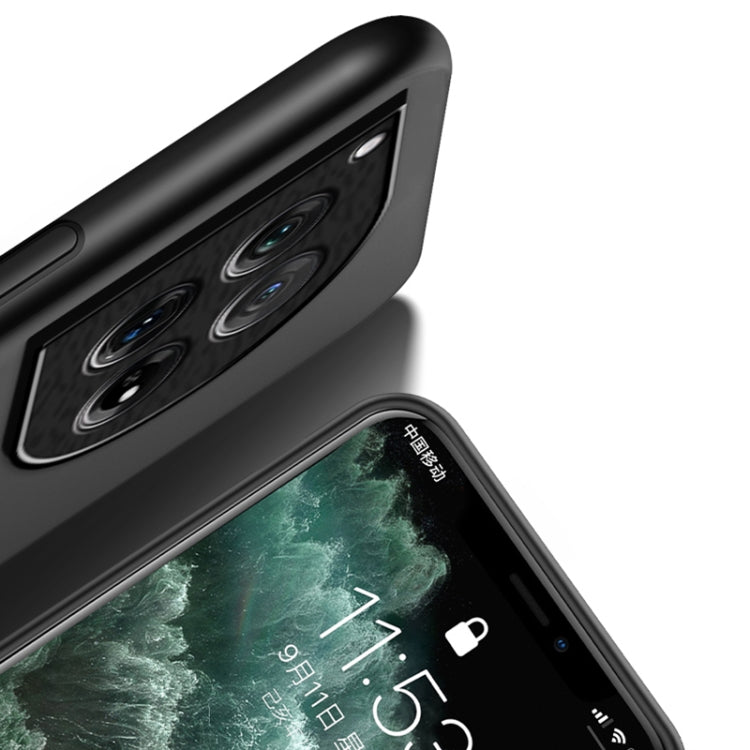 For OnePlus 12 Classic Tilt Strip Grain Magnetic Shockproof PC + TPU Phone Case(Black)