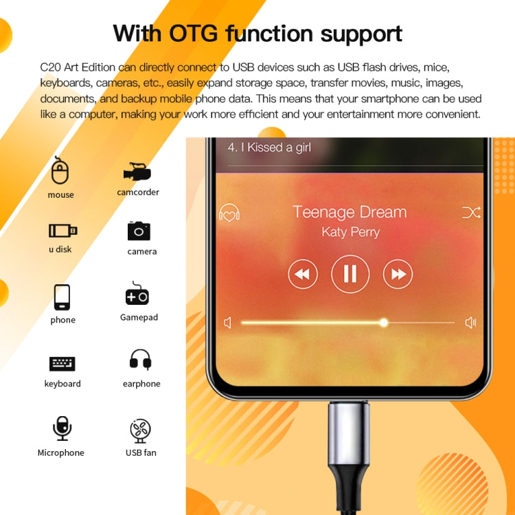 C20 Art Edition, 3GB+32GB, 6.53 inch Face Identification Android 8.1 MTK6753 Octa Core , Network: 4G, Dual SIM(Black)