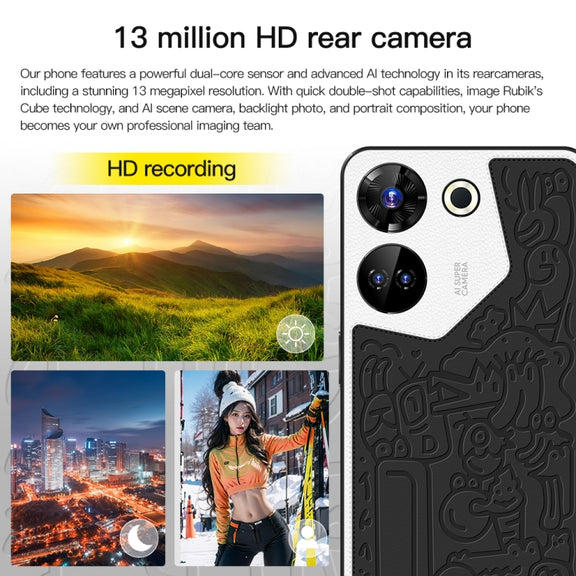 C20 Art Edition, 3GB+32GB, 6.53 inch Face Identification Android 8.1 MTK6753 Octa Core , Network: 4G, Dual SIM(Black)