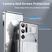 For ZTE nubia Red Magic 9 Pro Metal Cooling Phone Case(Silver)