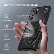 For ZTE nubia Red Magic 9S Pro Metal Cooling Phone Case(Black)