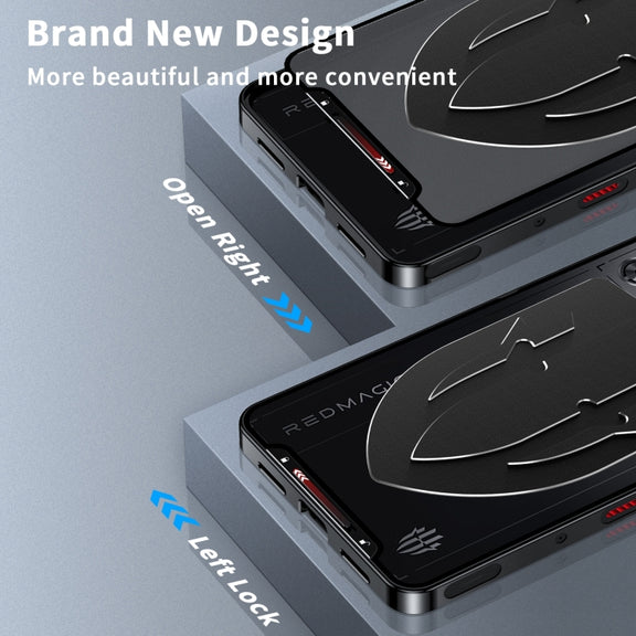 For ZTE nubia Red Magic 9S Pro Metal Cooling Phone Case(Black)