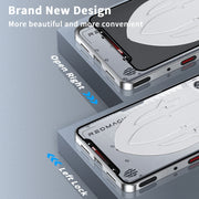 For ZTE nubia Red Magic 9S Pro Metal Cooling Phone Case(Silver)