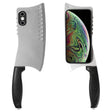 For iPhone XS Max Simulated Kitchen Knife TPU + PC Phone Case(Silver) - More iPhone Cases by PMC TechLife | Online Shopping South Africa | PMC TechLife