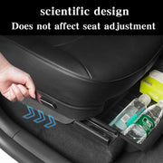 For Tesla Model Y 2021-2023 TPE Storage Organizer Under Car Seat, Style:without Cover(Grey)