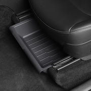 For Tesla Model Y 2021-2023 TPE Storage Organizer Under Car Seat, Style:without Cover(White)