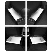 For Tesla Model Y 2021-2023 TPE Storage Organizer Under Car Seat, Style:without Cover(Grey)
