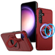 For Samsung Galaxy S24 5G Armor MagSafe Ring Holder Phone Case(Red) - free shipping - PMC TechLife - Order now!