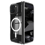 For Google Pixel 9 Pro Fold Scratchproof PC Transparent MagSafe Phone Case
