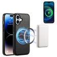 For iPhone 16 Plus Denior Cowhide Texture Leather MagSafe Phone Case(Black) - iPhone 16 Plus Cases by Denior | Online Shopping South Africa | PMC TechLife | Buy Now Pay Later Mobicred