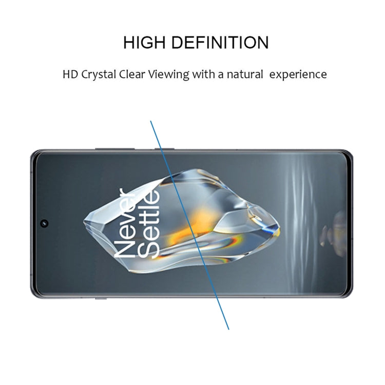 For OnePlus Ace 4 9H HD 3D Curved Edge Tempered Glass Film(Black)