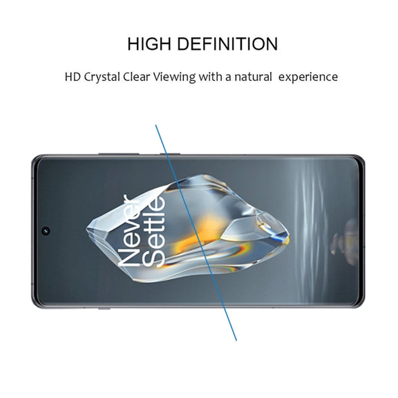 For OnePlus Ace 4 9H HD 3D Curved Edge Tempered Glass Film(Black)