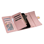For Google Pixel 8 Zipper Multi-Card Wallet Rhombic Leather Phone Case(Rose Gold)