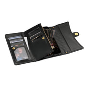 For Google Pixel 7 Zipper Multi-Card Wallet Rhombic Leather Phone Case(Black)