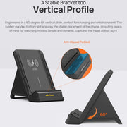 Ulefone WCS01 50W Air-cooled Wireless Charger Stand(Black)