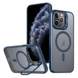For iPhone 11 Pro Metal Invisible Camera Holder MagSafe Magnetic Phone Case(Blue) - free shipping - PMC TechLife - Order now!