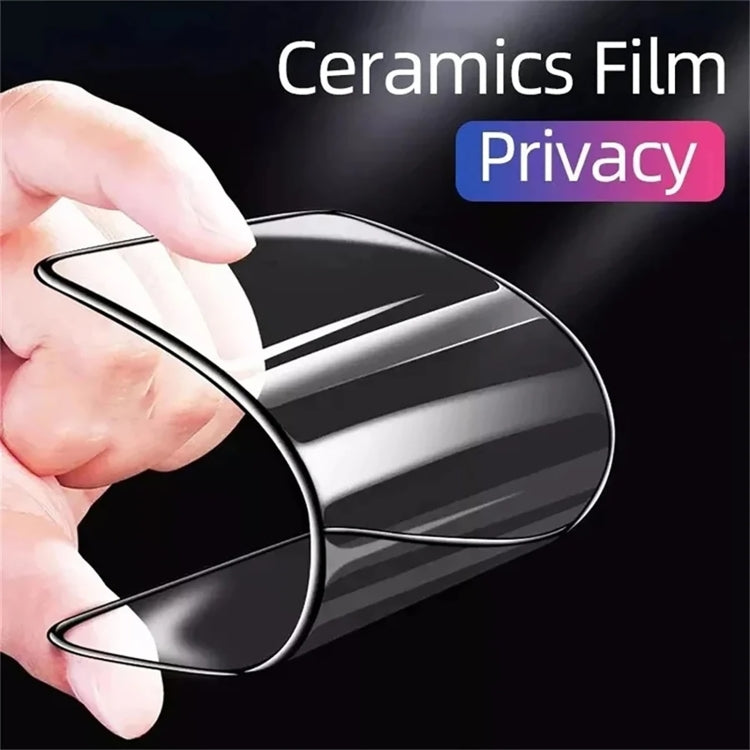For iPhone 16 Pro Full Coverage Frosted Privacy Ceramic Film