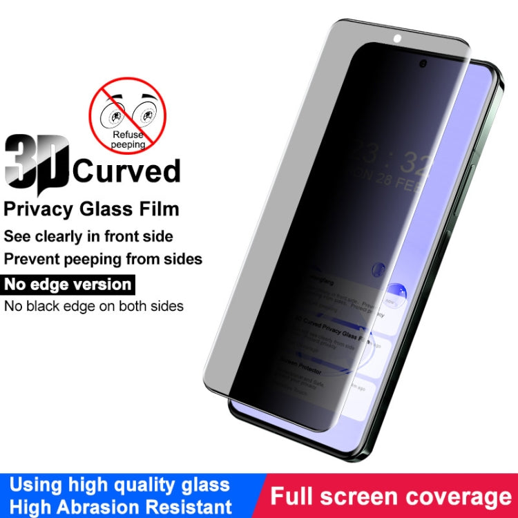 For Xiaomi 14 Pro 5G imak No Edge Version 3D Curved Privacy Full Screen Tempered Glass Film