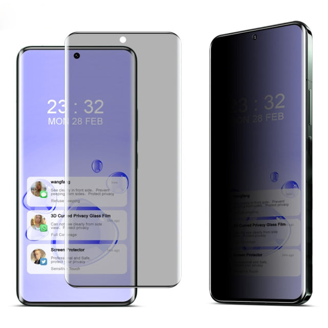 For Xiaomi 14 Pro 5G imak No Edge Version 3D Curved Privacy Full Screen Tempered Glass Film