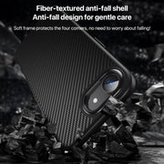 For iPhone 16e Kevlar Fiber Shockproof MagSafe Phone Case(Black)