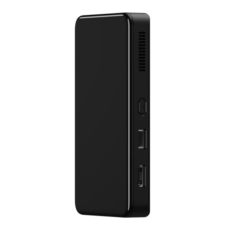 S90 DLP Android 9.0 2GB+32GB 4K Mini WiFi Smart Projector, Power Plug:EU Plug(Black)