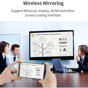 S90 DLP Android 9.0 2GB+32GB 4K Mini WiFi Smart Projector, Power Plug:AU Plug(Black)