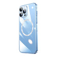 For iPhone 15 Pro Magsafe Magnetic Electroplated PC Phone Case(Transparent) - iPhone 15 Pro Cases by PMC TechLife | Online Shopping South Africa | PMC TechLife