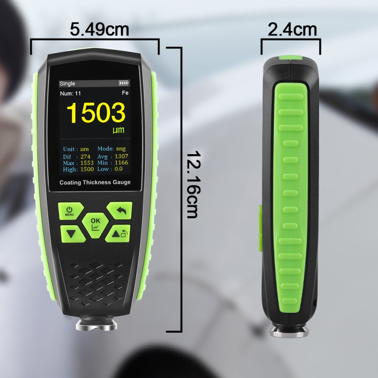 RZ860 Metal Coating Thickness Gauge(Green)