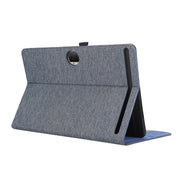 For Honor Pad 9 Fabric Texture Horizontal Flip Leather Tablet Case(Blue)