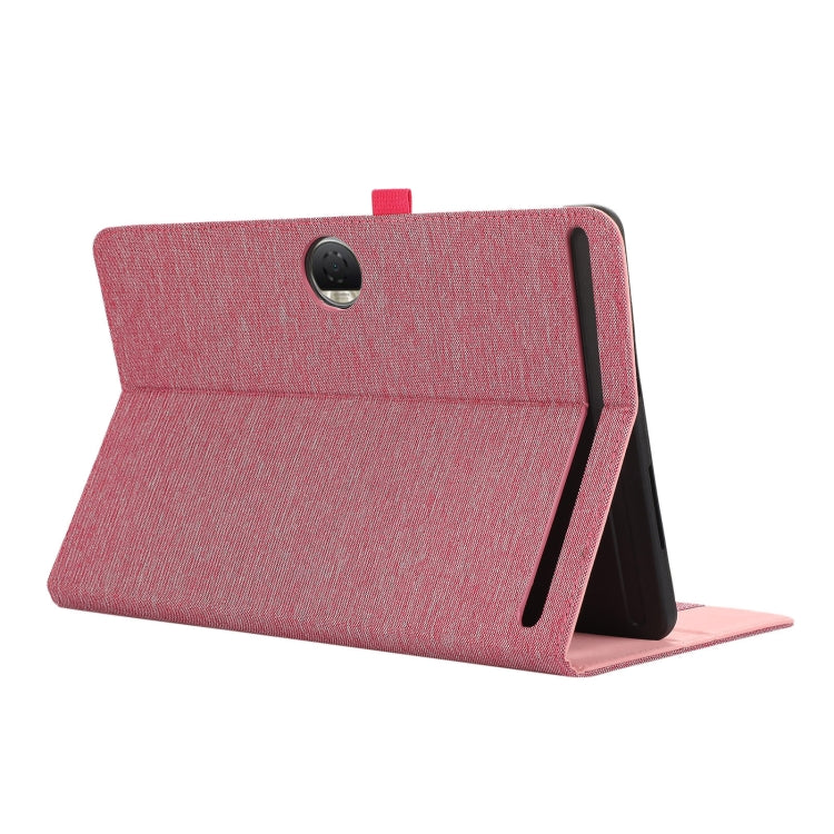 For Honor Pad 9 Fabric Texture Horizontal Flip Leather Tablet Case(Wine Red)