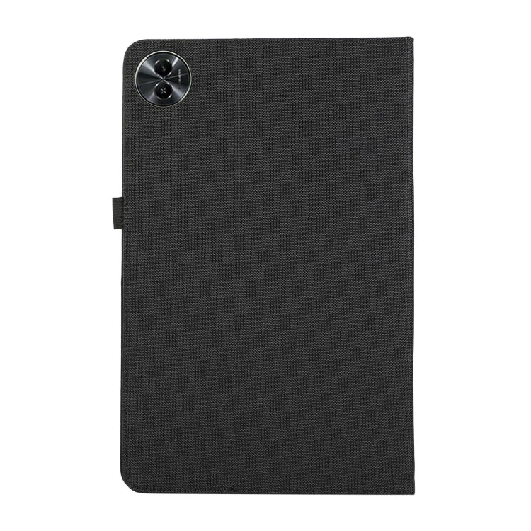 For Honor MagicPad 2 12.3 Fabric Texture Horizontal Flip Leather Tablet Case(Black)