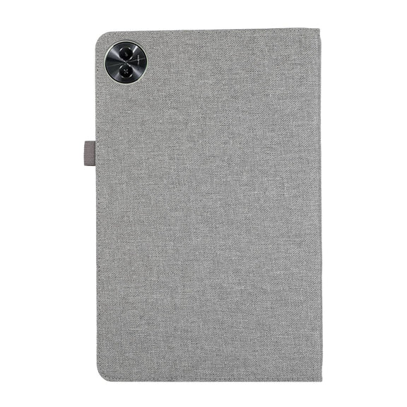 For Honor MagicPad 2 12.3 Fabric Texture Horizontal Flip Leather Tablet Case(Gray)