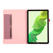 For Honor MagicPad 2 12.3 Fabric Texture Horizontal Flip Leather Tablet Case(Wine Red)