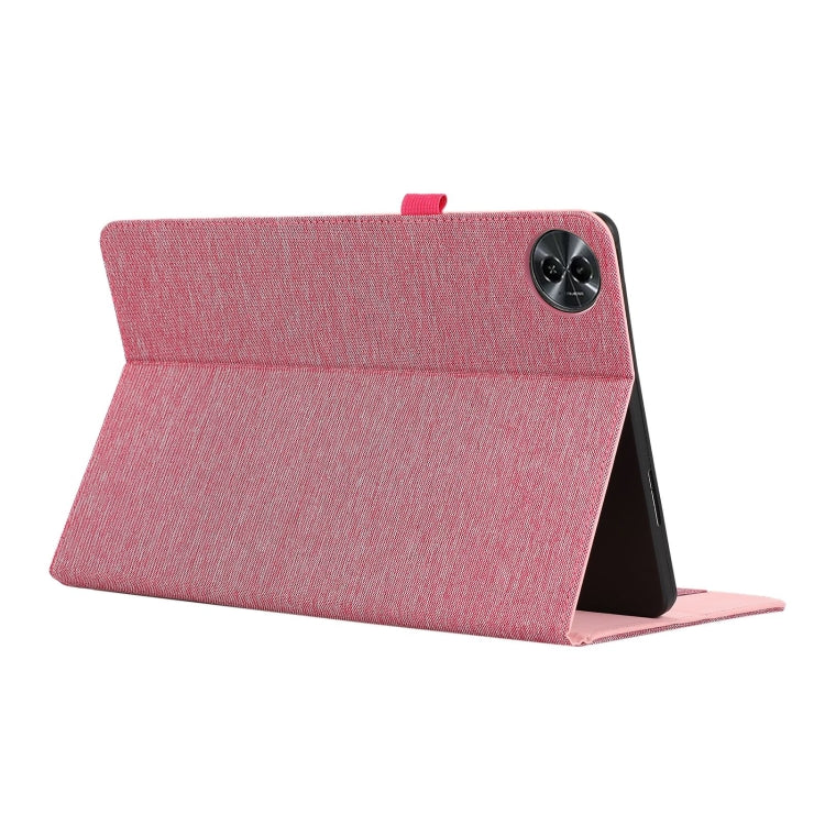 For Honor MagicPad 2 12.3 Fabric Texture Horizontal Flip Leather Tablet Case(Wine Red)