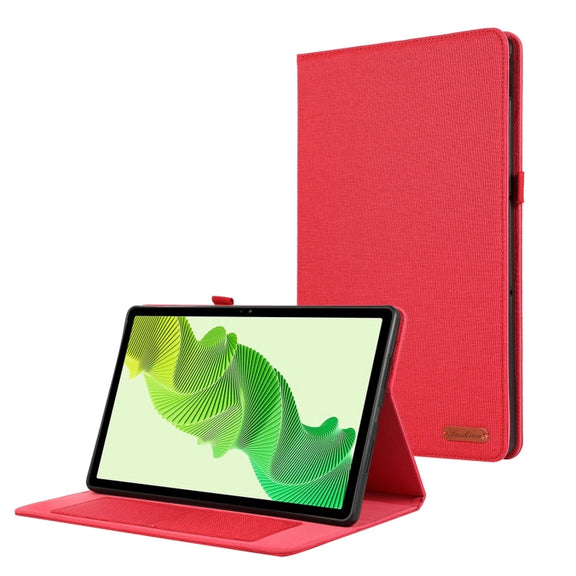 For Honor MagicPad 2 12.3 Fabric Texture Horizontal Flip Leather Tablet Case(Red)