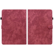 For Amazon Kindle Paperwhite 5  2023 2024 Tiger Pattern Flip Leather Tablet Case(Red)