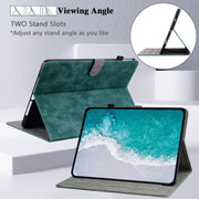 For Amazon Kindle Paperwhite 5  2023 2024 Tiger Pattern Flip Leather Tablet Case(Dark Green)