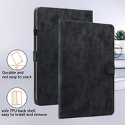 For Amazon Kindle Paperwhite 5 2024 Tiger Pattern Flip Leather Tablet Case(Black)